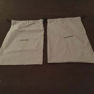 Ballenciaga dust bags bundle of 2